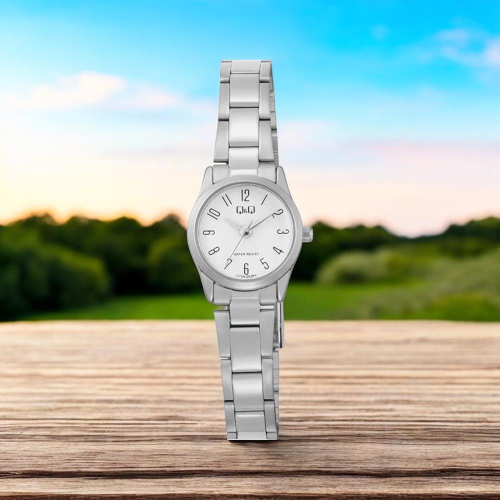 Foto 3 pulgar | Reloj Q&q C75a-002py para Mujer