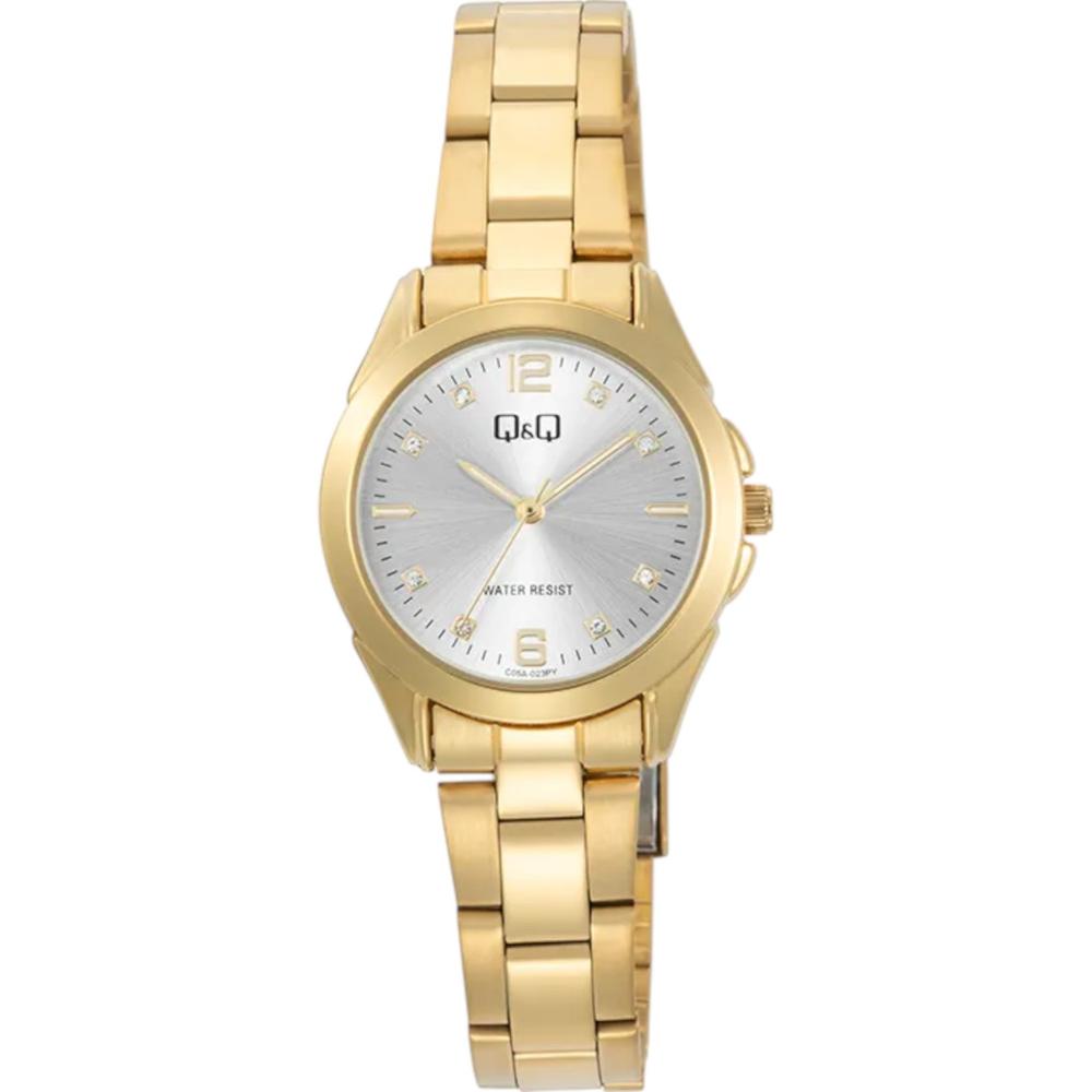 Foto 2 pulgar | Reloj Q&Q C05A-023PY Dorado para Mujer