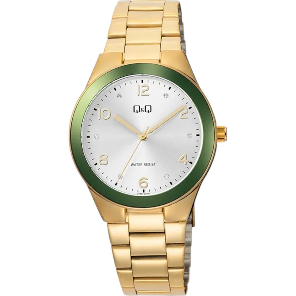 Foto 1 | Reloj Q&Q Q78B-004PY Dorado para Mujer