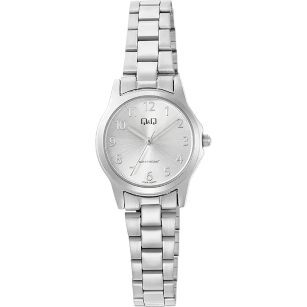 Foto 2 pulgar | Reloj Q&Q C56A-004PY Gris para Mujer