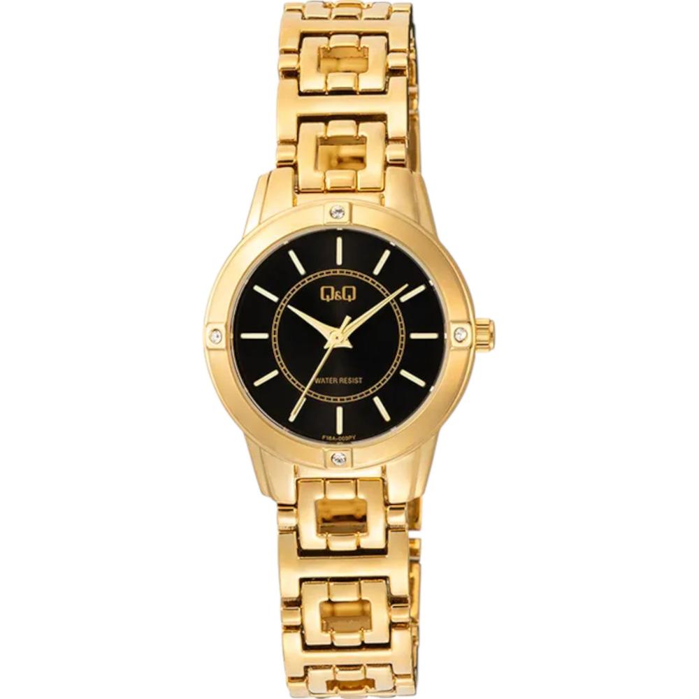 Foto 2 pulgar | Reloj Q&Q F18A-003PY Dorado para Mujer