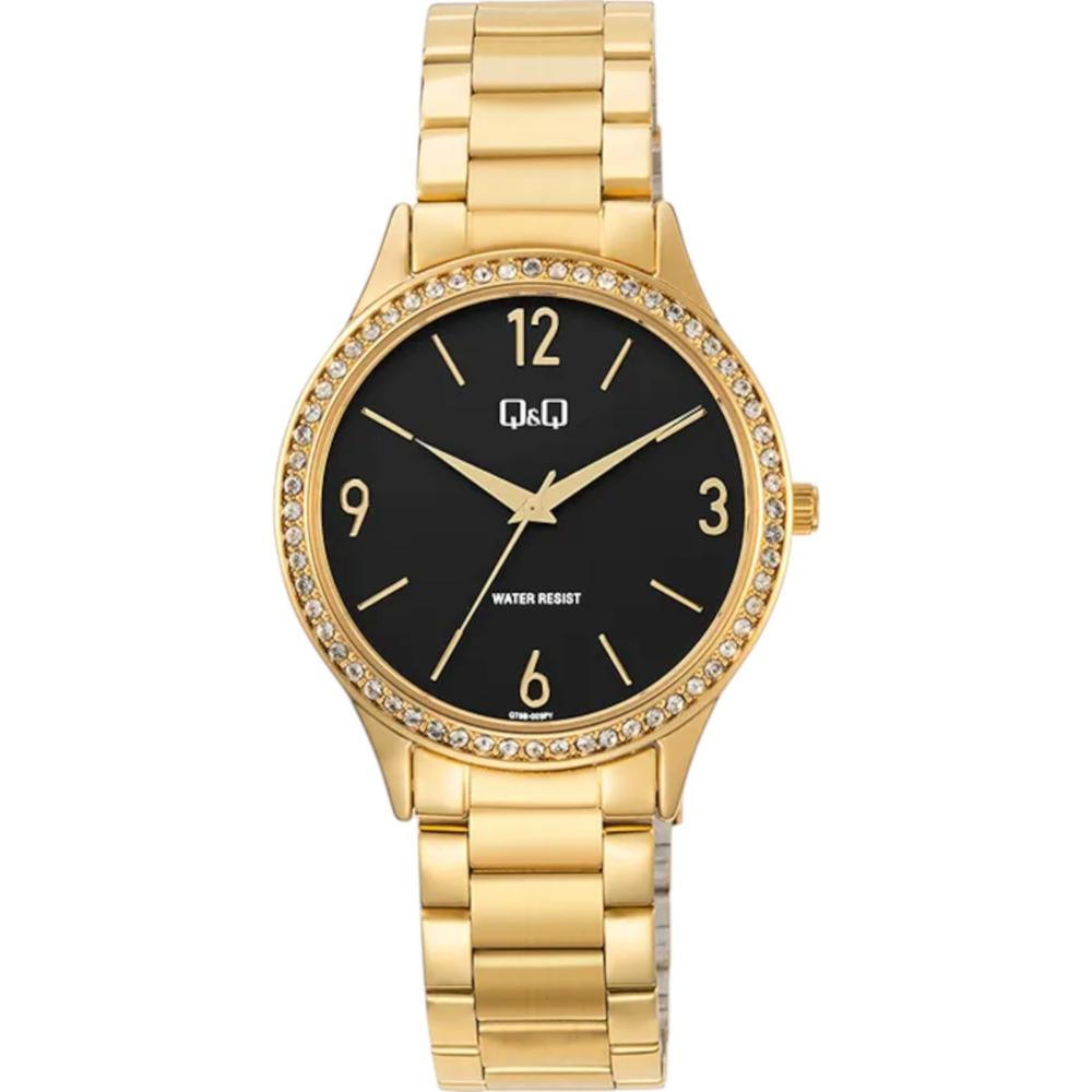 Foto 1 | Reloj Q&q Q75b-009py Dorado para Mujer