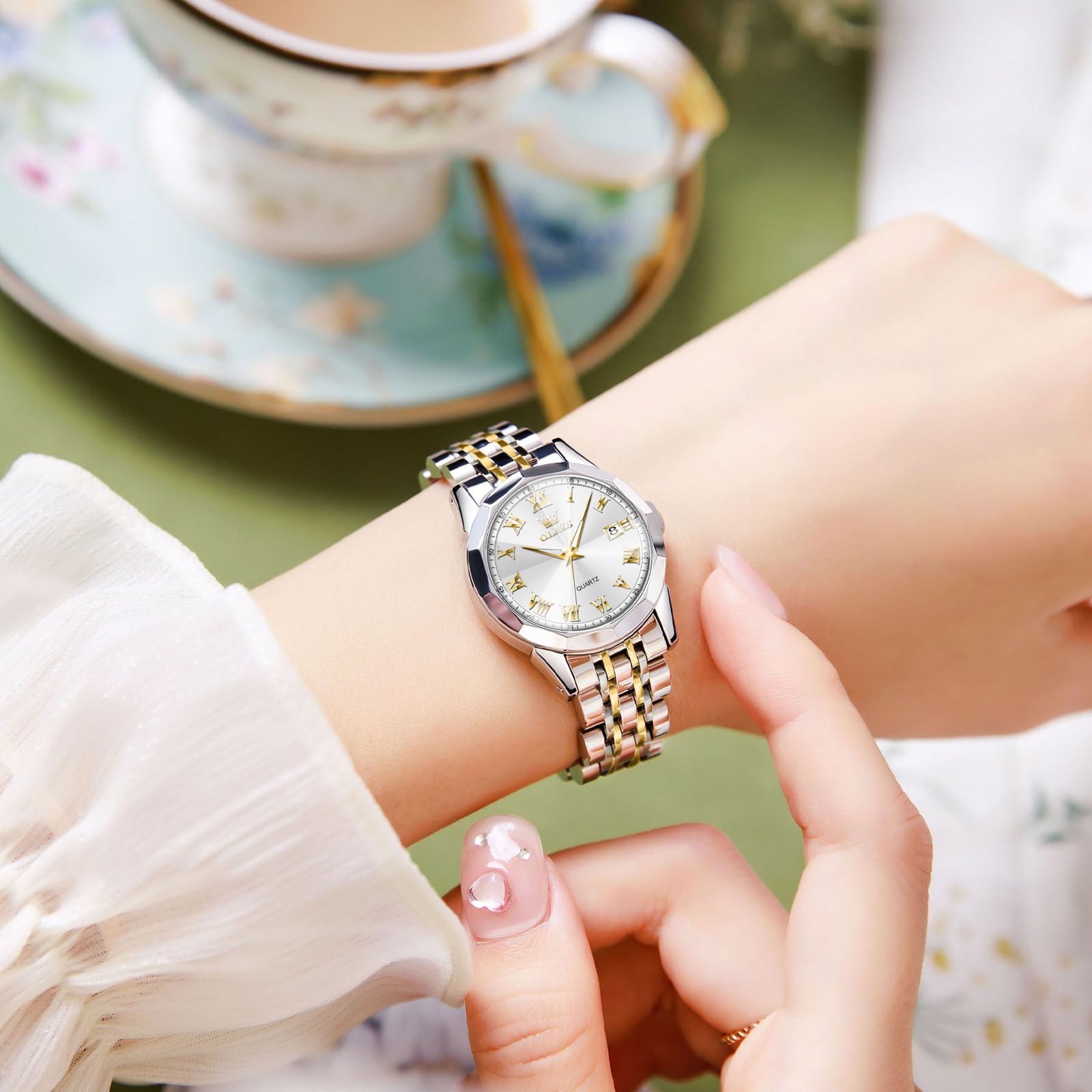 Foto 2 | Reloj Olevs Impermeable de Acero Inoxidable para Mujer - Venta Internacional