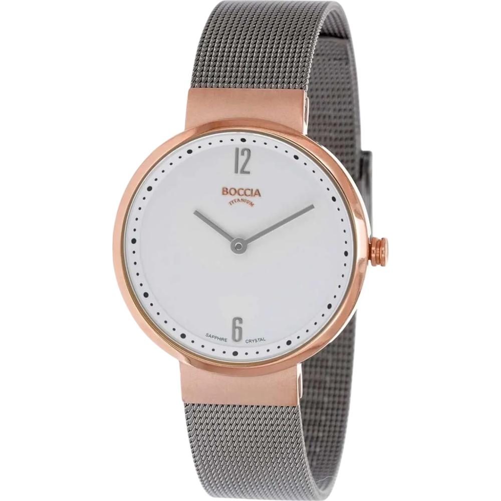 Foto 2 pulgar | Reloj Boccia Titanium Plateado para Mujer