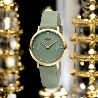 Foto 2 | Reloj Boccia Titanium Verde para Mujer