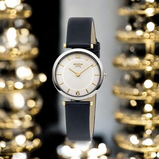 Foto 2 | Reloj Boccia Titanium Negro para Mujer