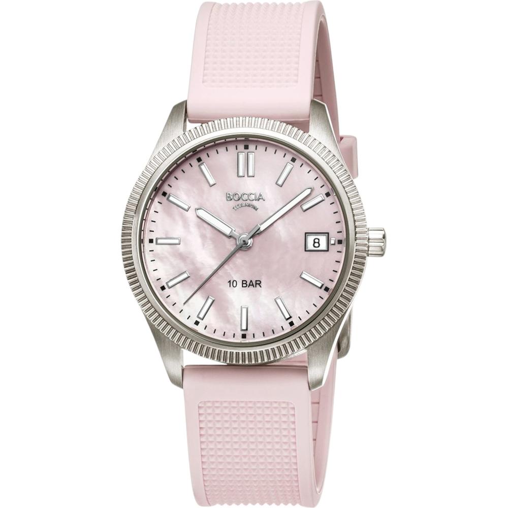 Reloj Boccia Titanium Rosa para Mujer