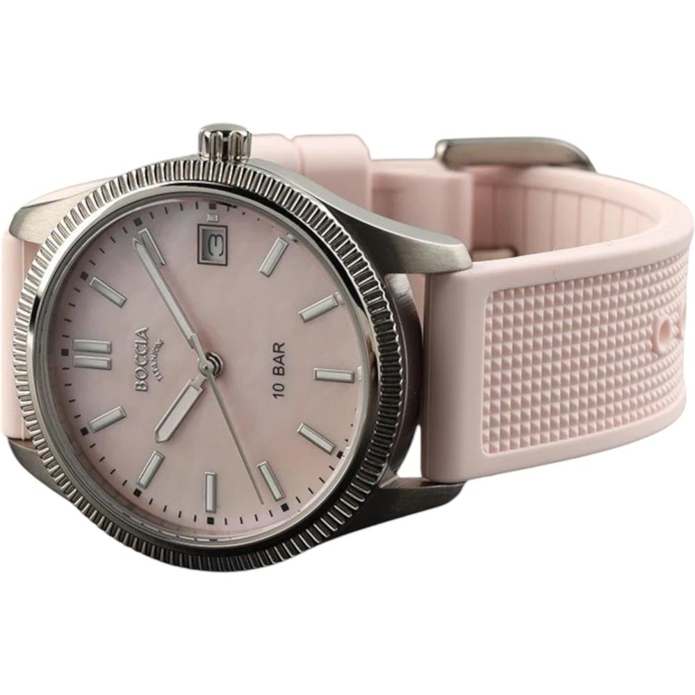 Foto 3 pulgar | Reloj Boccia Titanium Rosa para Mujer