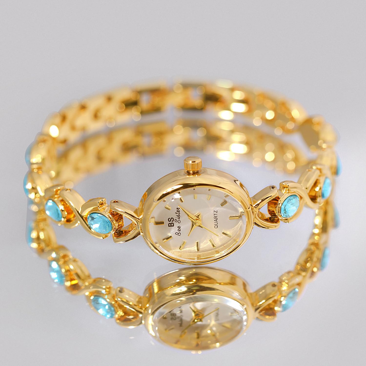 Foto 3 pulgar | Reloj Gosasa Fashion Elegante Pulsera de Perlas para Mujer - Venta Internacional