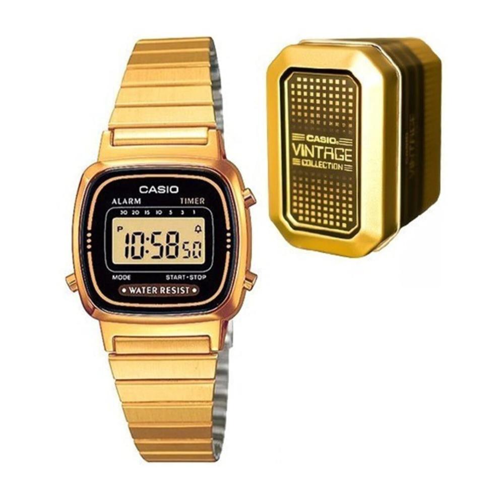 Foto 4 pulgar | Reloj Casio La670wga-1vt Vintage Retro-dorado