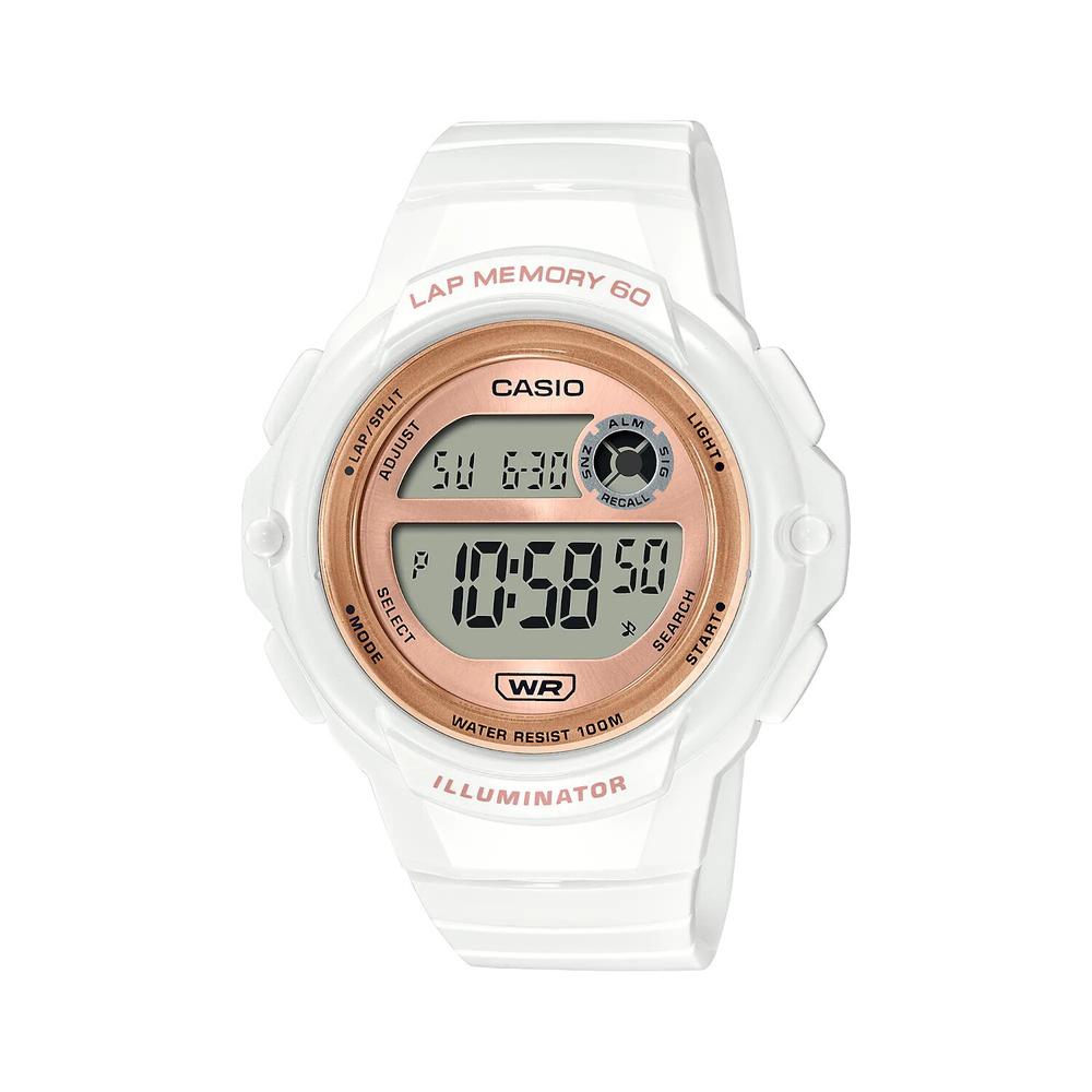 Reloj Casio Lws-1200h-7a2vcf Lap Memory Illuminator-blanco