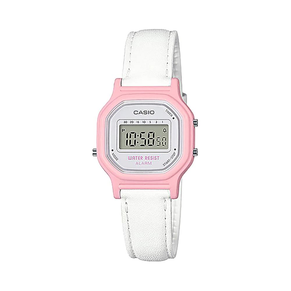 Reloj Casio La-11wl-4acf Retro Multifunción-blanco