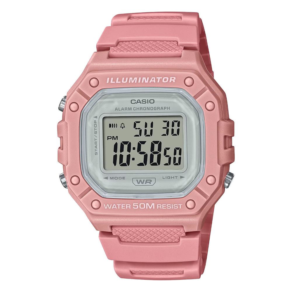 Reloj Casio W-218hc-4avcf Illuminator Sport-rosa