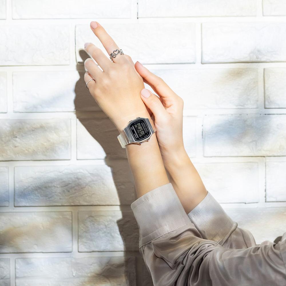 Foto 4 pulgar | Reloj Casio A168xes-1bvt Vintage-gris