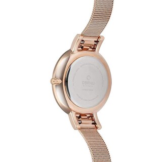Foto 3 | Reloj Obaku Denmark V158levwmv Ladies Classic-oro Rosa
