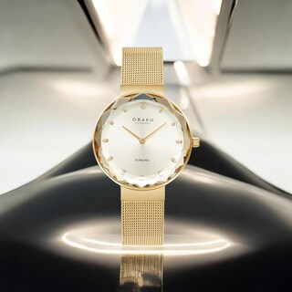 Foto 2 | Reloj Obaku Denmark V300lxggmg Facet Gold-dorado