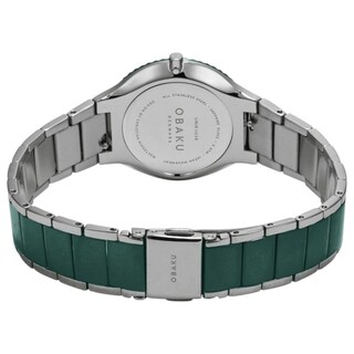 Foto 3 | Reloj Obaku Denmark V292lxoess Linje Lille Leaf-verde