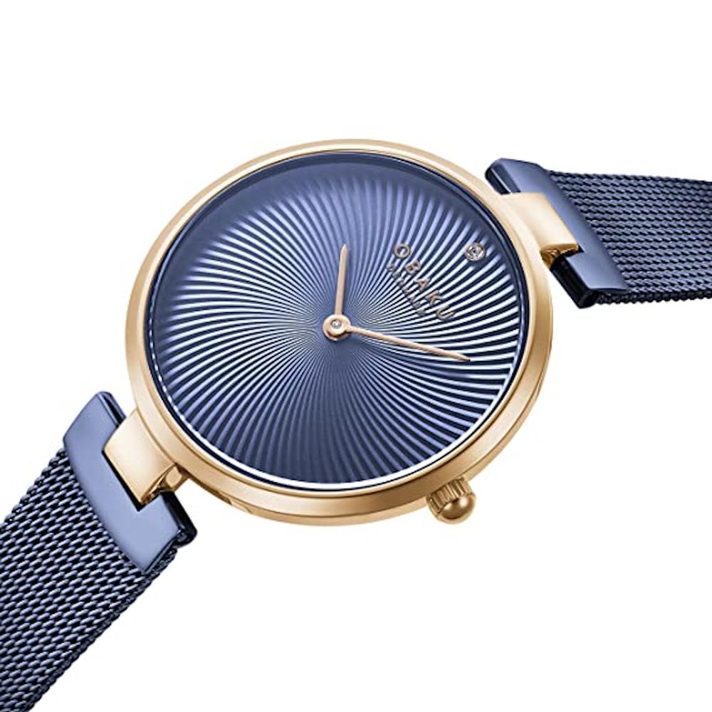 Foto 3 pulgar | Reloj Obaku Denmark V256lxvlml-dd Diamant Clásico-azul