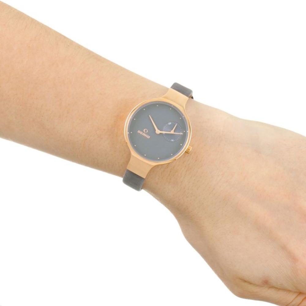 Foto 4 pulgar | Reloj Obaku Denmark V201ldvjrj Ladies Classic-gris