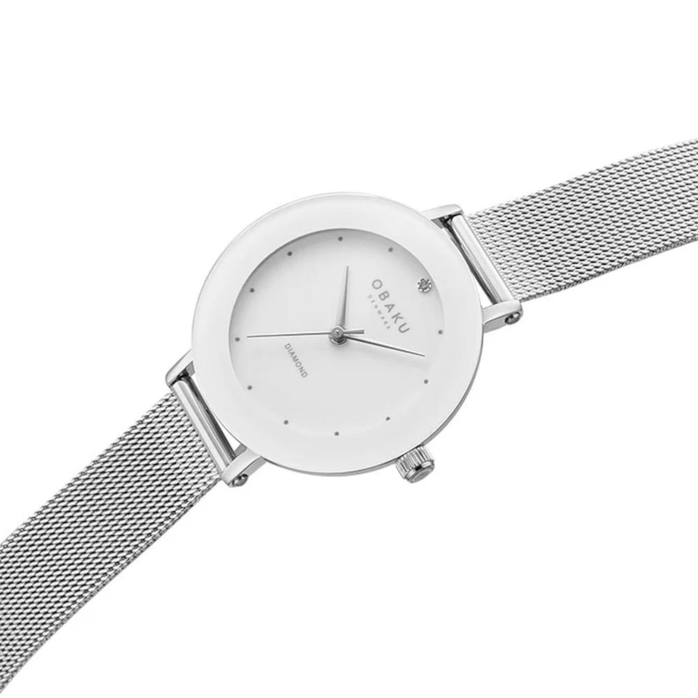 Foto 5 pulgar | Reloj Obaku Denmark V299lxcwmc-ejbcw Lilje Steel-acero
