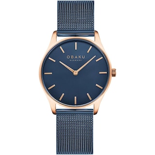 Foto 1 | Reloj Obaku Denmark V260lxvlml Tang Lille Clásico-azul