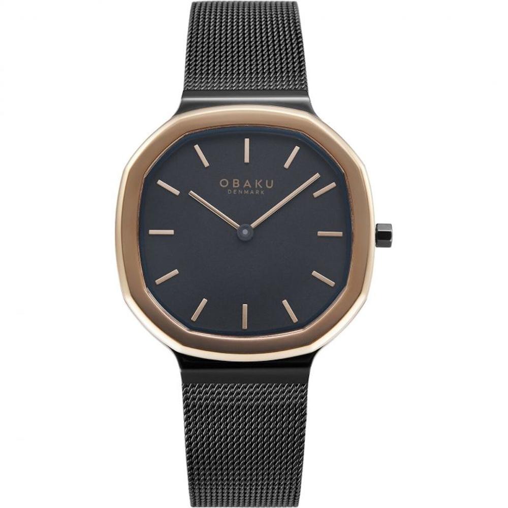 Reloj Obaku Denmark V253lxmbmb Oktant Lille Clásico-negro
