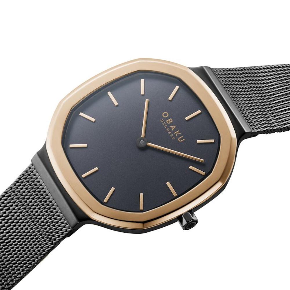 Foto 3 pulgar | Reloj Obaku Denmark V253lxmbmb Oktant Lille Clásico-negro