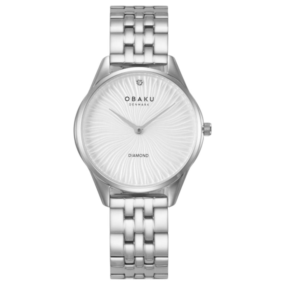 Reloj Obaku Denmark V297lxcisc Smykke Brace-acero