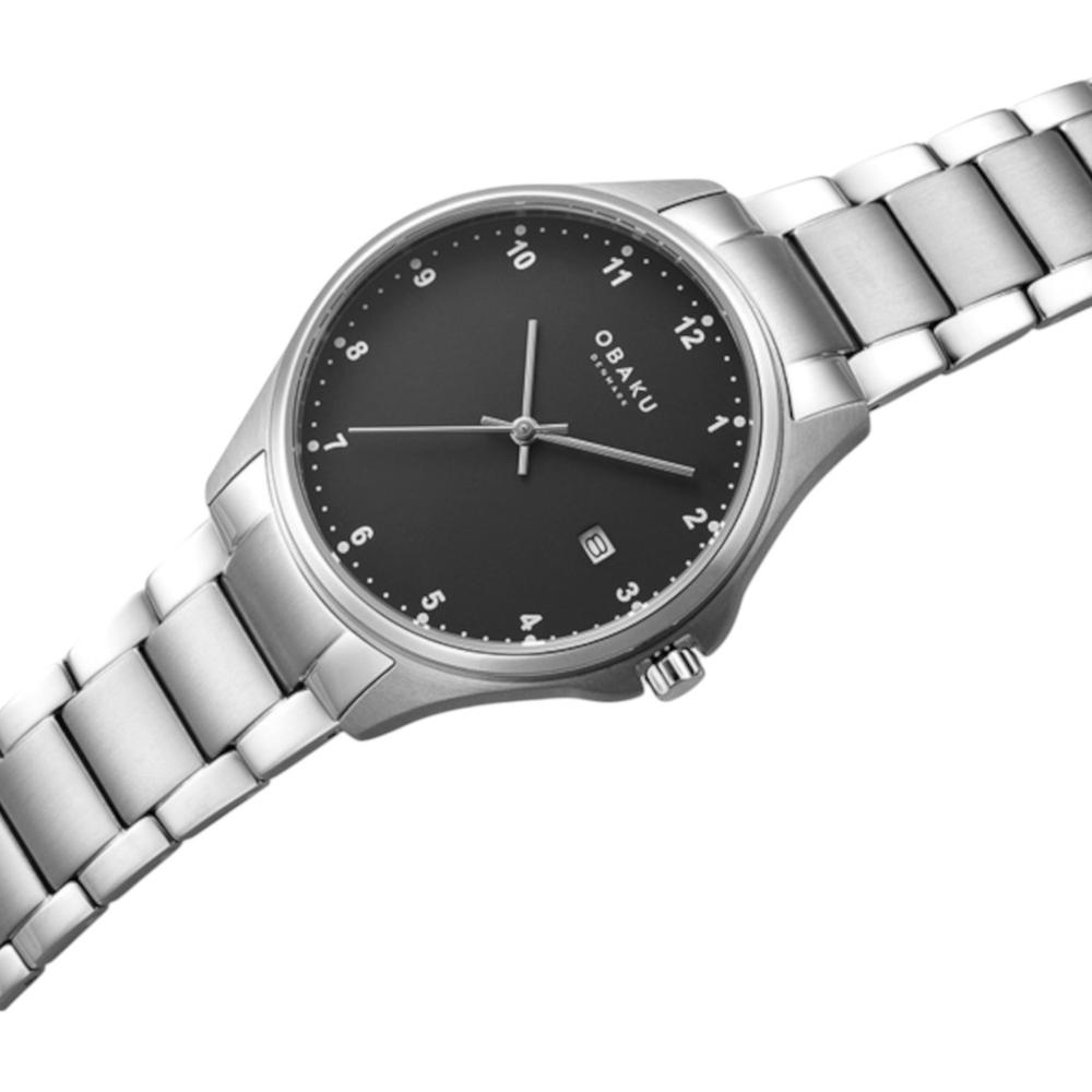 Foto 5 pulgar | Reloj Obaku Denmark V272ldtbst Titanium Lille Titanlink2-acero