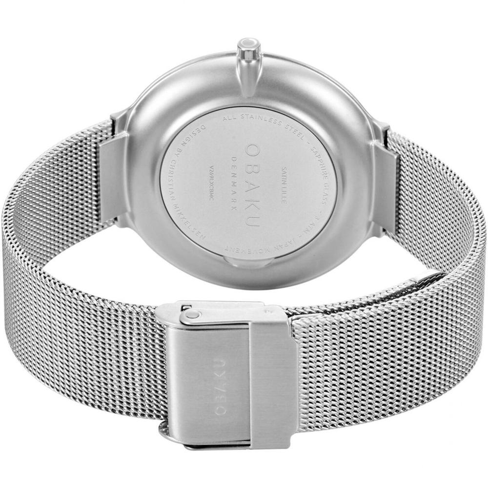 Foto 3 pulgar | Reloj Obaku Denmark V269lxcbmc Satin Lille Clásico-gris