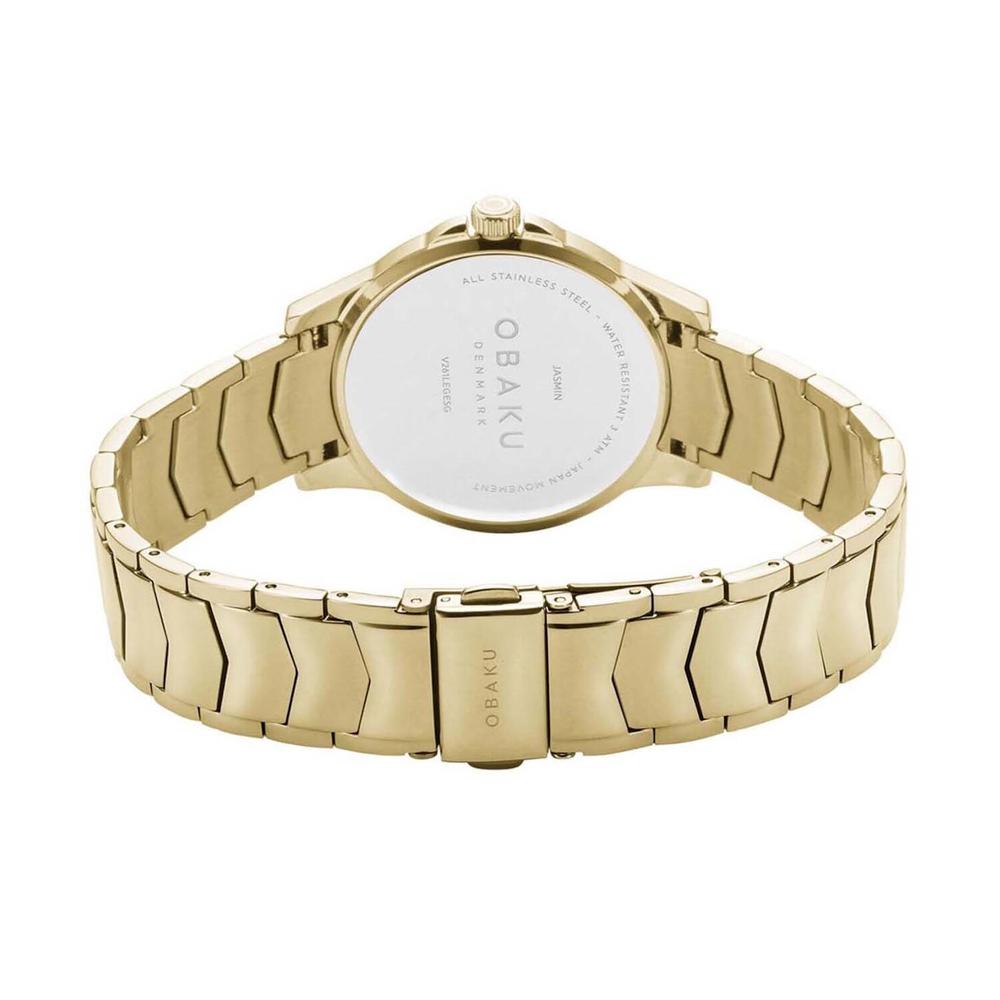 Foto 3 pulgar | Reloj Obaku Denmark V261legesg Jasmine Elegante-dorado