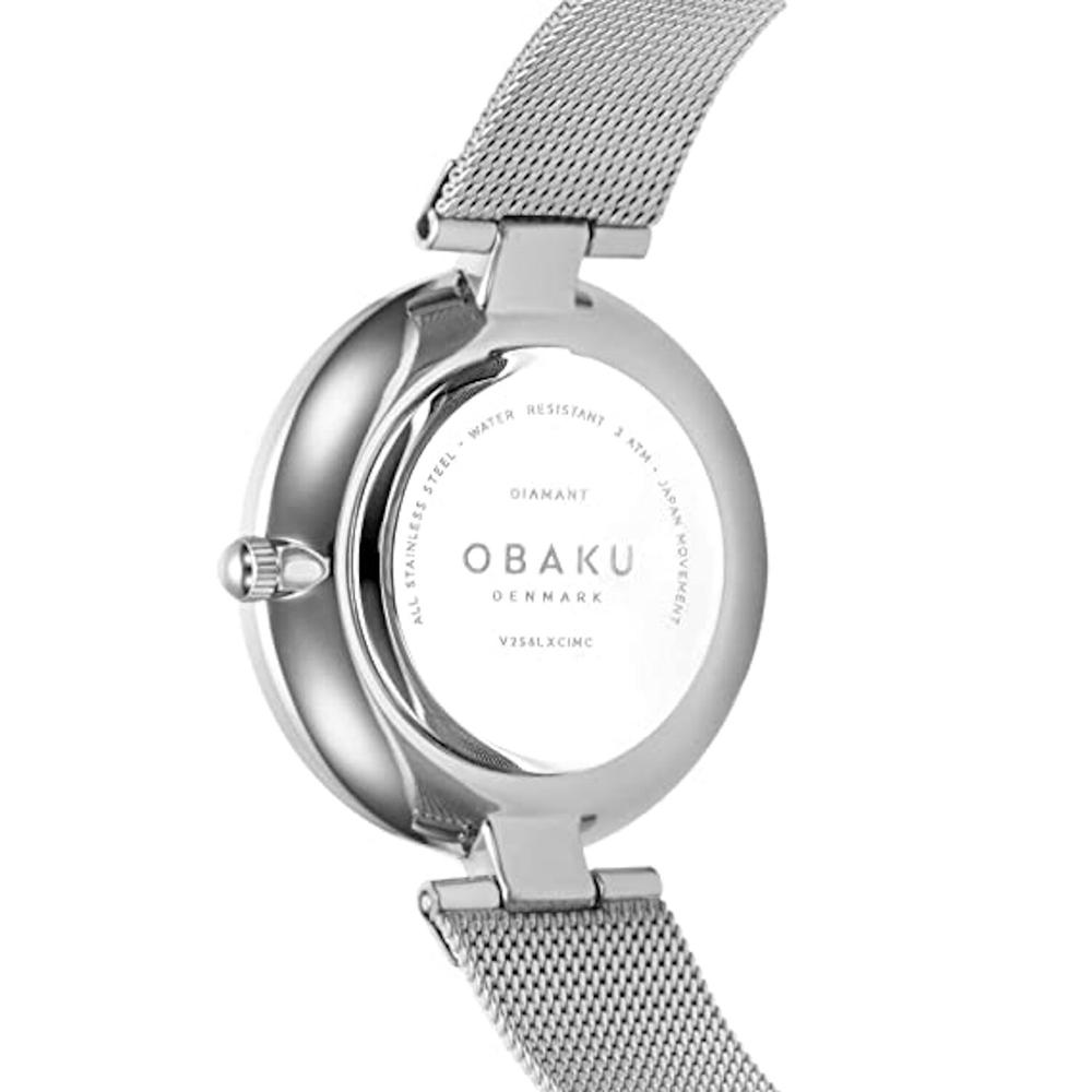 Foto 3 pulgar | Reloj Obaku Denmark V256lxcimc-dd Ladies Classic-acero
