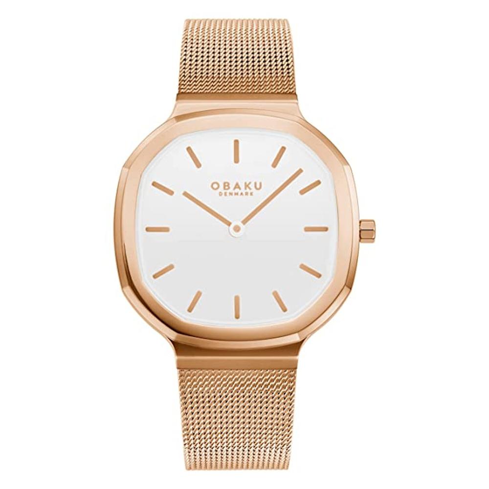 Foto 2 pulgar | Reloj Obaku Denmark V253lxvwmv Ladies Classic-oro Rosa