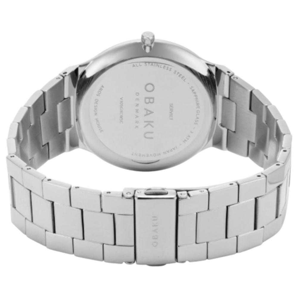 Foto 4 pulgar | Reloj Obaku Denmark V305lxcwsc Serviet Lille Brace-acero