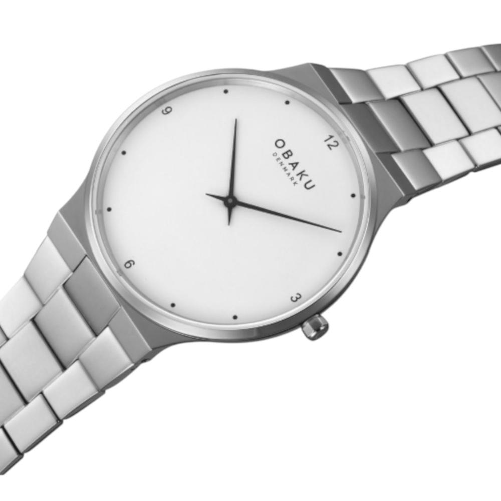 Foto 5 pulgar | Reloj Obaku Denmark V305lxcwsc Serviet Lille Brace-acero