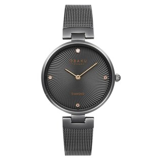 Foto 1 | Reloj Obaku Denmark V256lxuumu-dd Diamant Clásico-gris