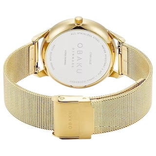 Foto 3 | Reloj Obaku Denmark V298ldgwmg Chia Lille Gold-dorado