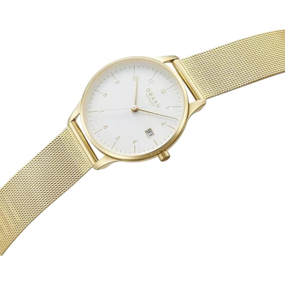 Foto 5 pulgar | Reloj Obaku Denmark V298ldgwmg Chia Lille Gold-dorado