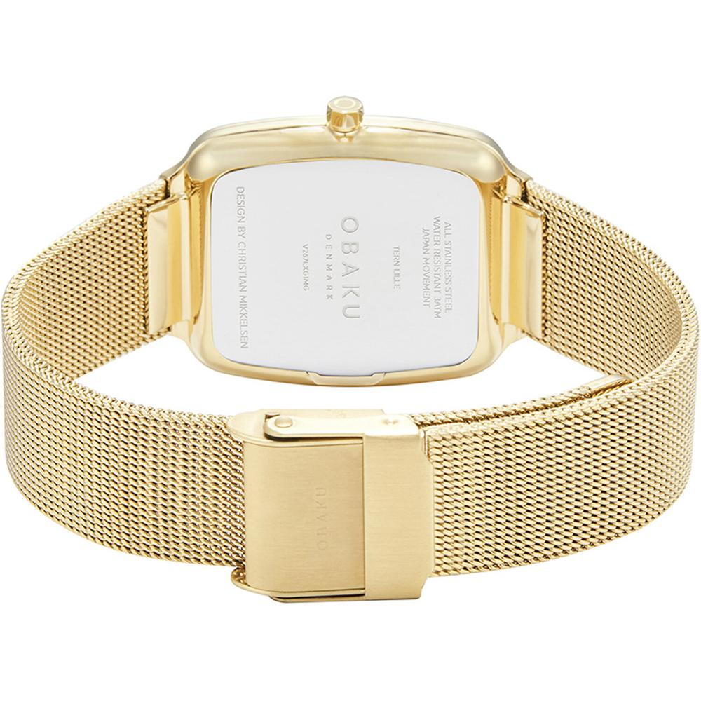 Foto 4 pulgar | Reloj Obaku Denmark V267lxgimg Tern Lille Fresh -dorado