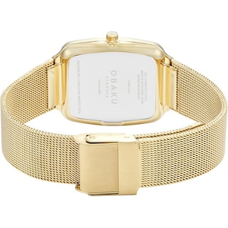 Foto 3 | Reloj Obaku Denmark V267lxgimg Tern Lille Fresh -dorado