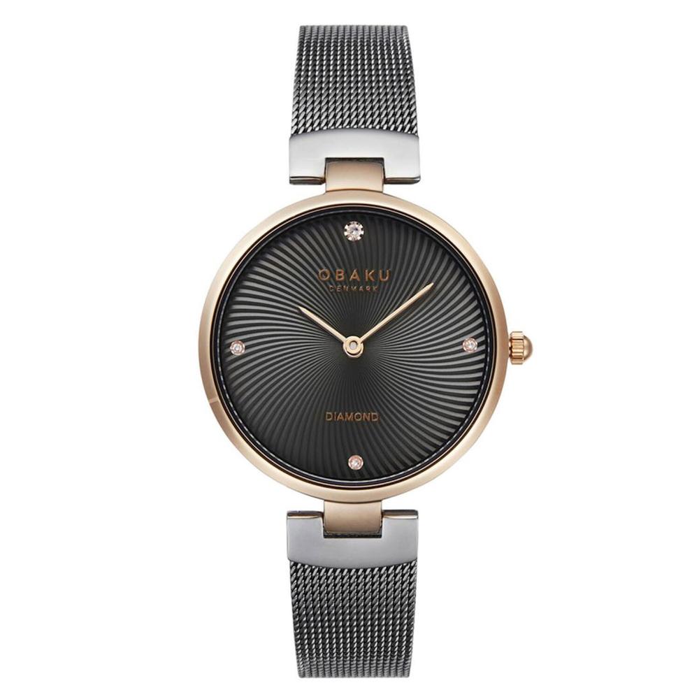 Foto 2 pulgar | Reloj Obaku Denmark V256lxvumu-dd Diamant Clásico-dorado