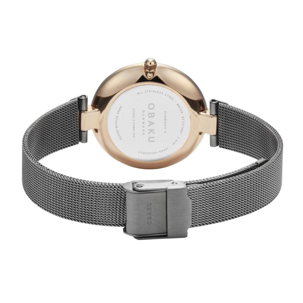 Foto 4 pulgar | Reloj Obaku Denmark V256lxvumu-dd Diamant Clásico-dorado
