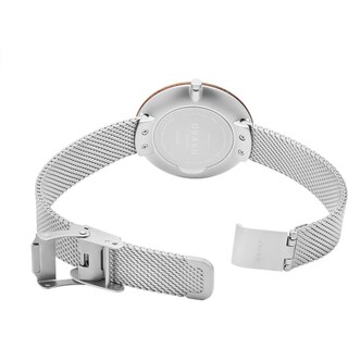 Foto 3 | Reloj Obaku Denmark V245lxcimc Trae Lille Clásico Steel Con Bisel De Madera-acero
