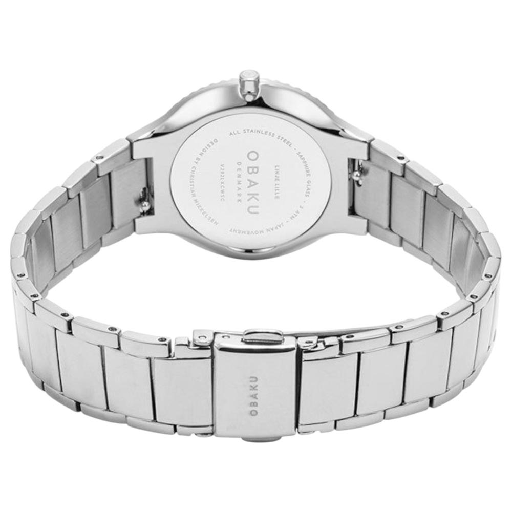 Foto 4 pulgar | Reloj Obaku Denmark V292lxcwsc Linje Lille Brace-acero