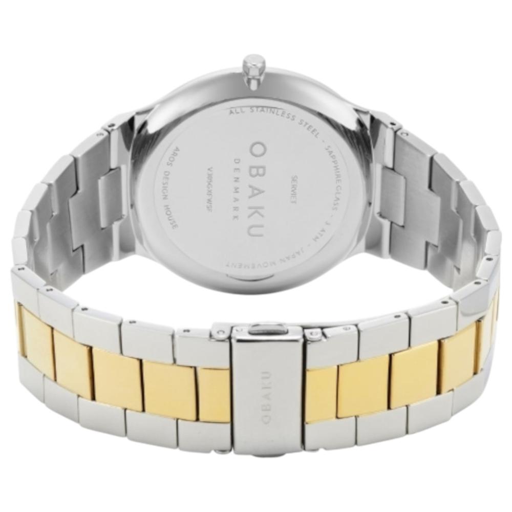 Foto 4 pulgar | Reloj Obaku Denmark V305lxfwsf Serviet Lille Butter-dorado