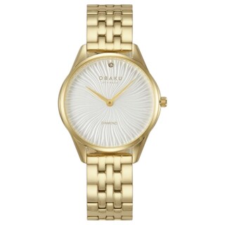 Foto 1 | Reloj Obaku Denmark V297lxgisg Smykke Cider-dorado