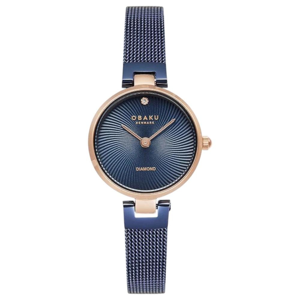 Foto 2 pulgar | Reloj Obaku Denmark V256sxvlml Diamant Petite Ocean-azul