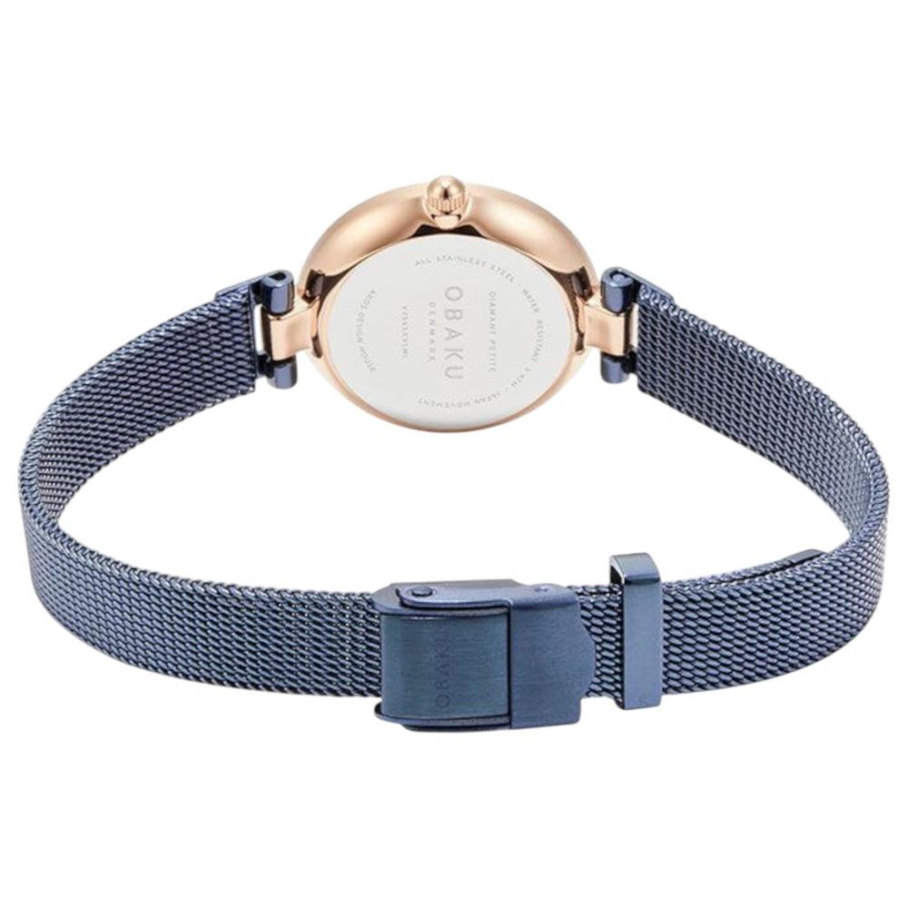 Foto 4 pulgar | Reloj Obaku Denmark V256sxvlml Diamant Petite Ocean-azul