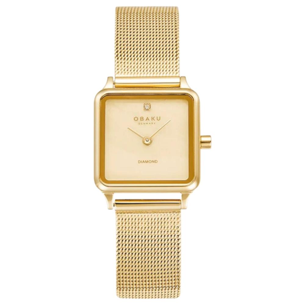 Foto 2 pulgar | Reloj Obaku Denmark V301lxggmg Adamas Gold-dorado