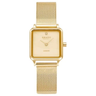 Foto 1 | Reloj Obaku Denmark V301lxggmg Adamas Gold-dorado